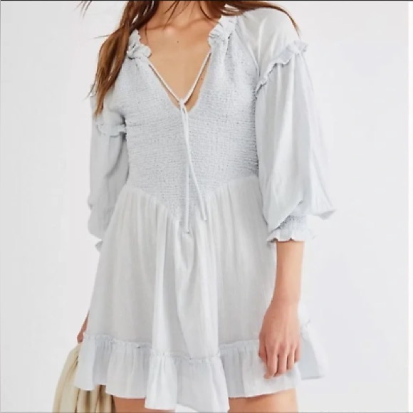 Free People Dresses & Skirts - Free People Kiss and Tell Mini Dress NEW